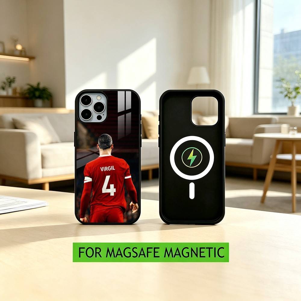 V-Virgil van D-Dijk FOOTBALL 4  Phone Case For iPhone17,16,15,14,13,12,11 Plus,Pro Magnetic with Magsafe Wireless Charging iPhone16PROMAX