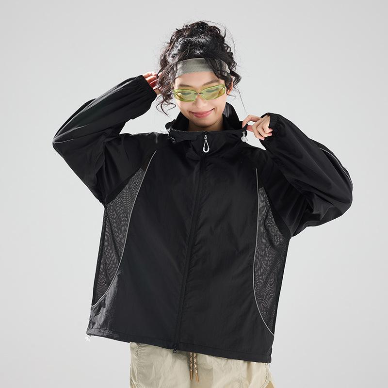 1011 summer new ice silk breathable men's and women's jackets versatile casual fishing climbing running quick-drying sunscreen clothes