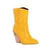 High Heels Women Cowboy Boots Retro Tapered Thigh High Side Zipper Boots Solid Color New European American Fashion Trend Booties