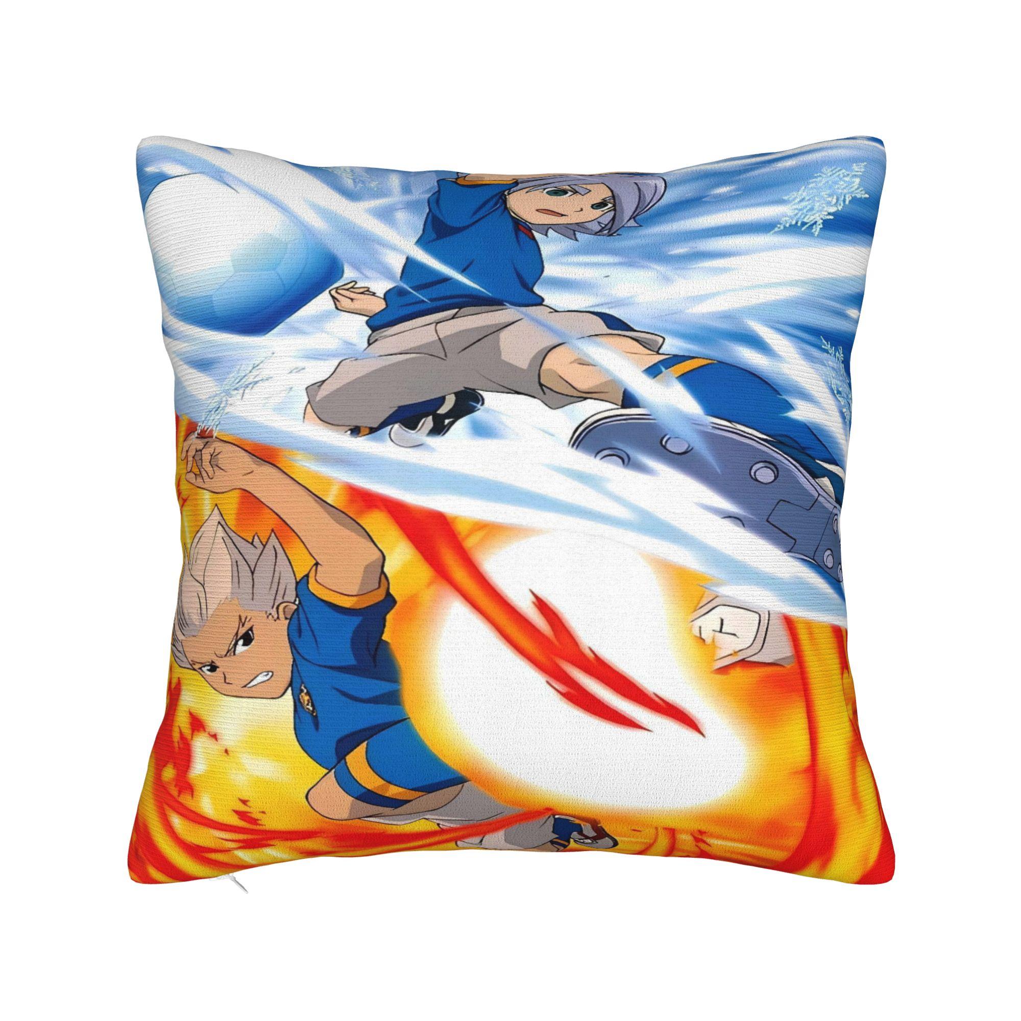 

Anime Axel Blaze Inazuma Eleven Pillow Case Design Pillow Cover For Living Room Sofa Novelty Pillowcases 12x12Inch
