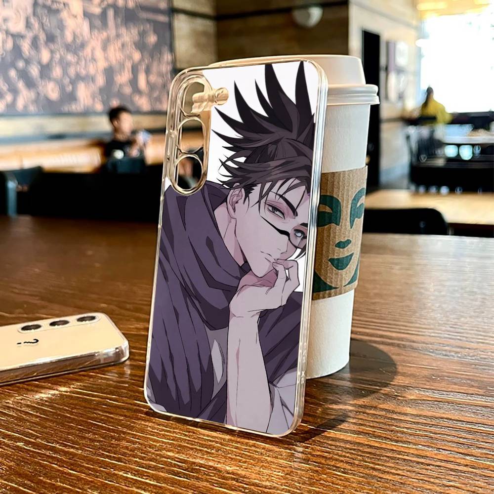 Anime Choso Phone Case For SamsungS25,24,21,22,23,30,Ultra,20,Plus,Fe,Lite,Note,10,9,5G Transparent Cover