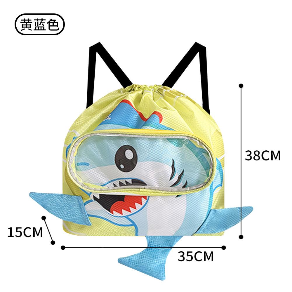 Large Capacity Wet-Dry Separation Swim Bag Dual-Use Backpack Beach Sandproof Bag