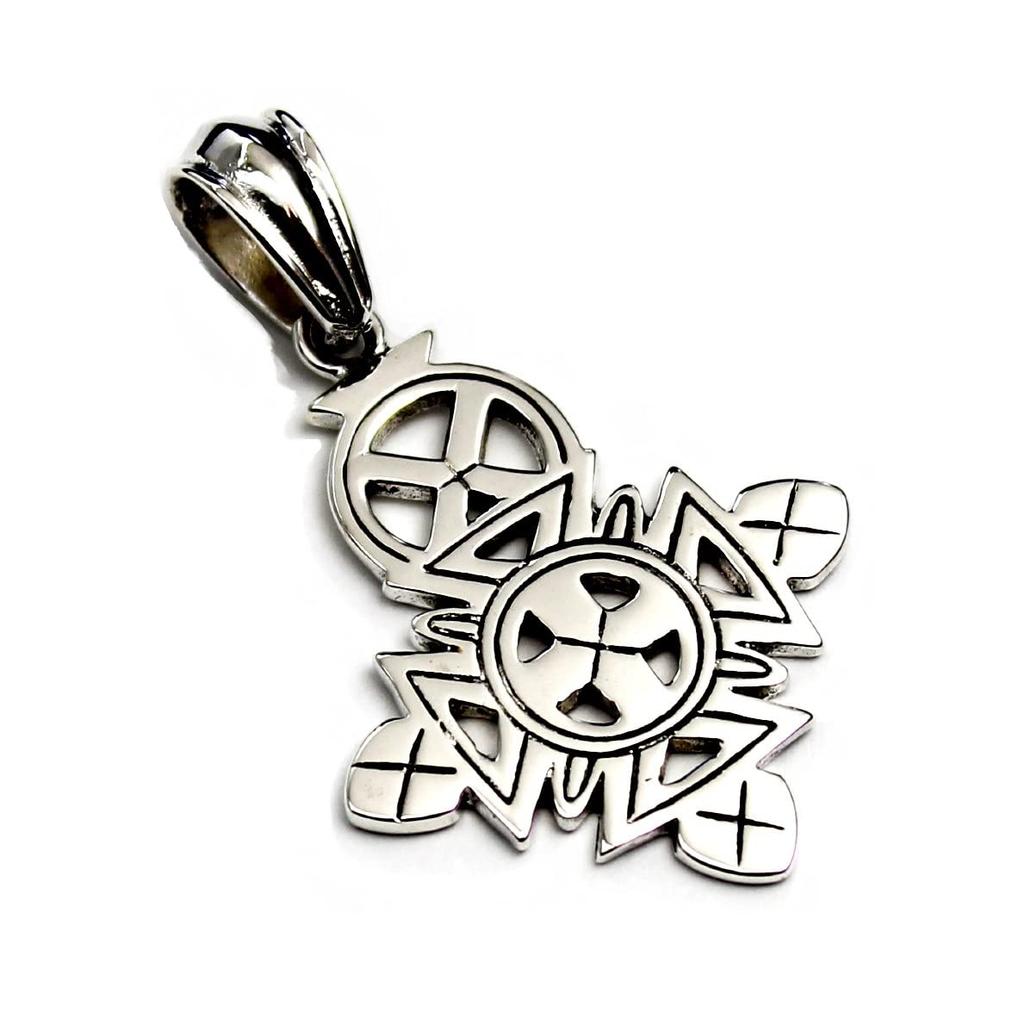 Africa Ethiopian Cross Accessories Cross Silver 925 Pendant Top