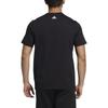 Adidas T Shirts Men's Black Crew Neck Moderate Straight Fit HE9912