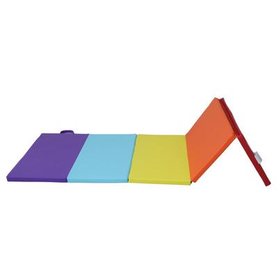 Gymnastic Mattress Satellite 195x75x3 Cm Five-piece - Coloured