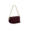 Coach Brook Flap 25 Metall-Logo Kettenriemen Verschluss Leder Schultertasche Mittel Merlot Damen Schultertasche CAN90-B4MER