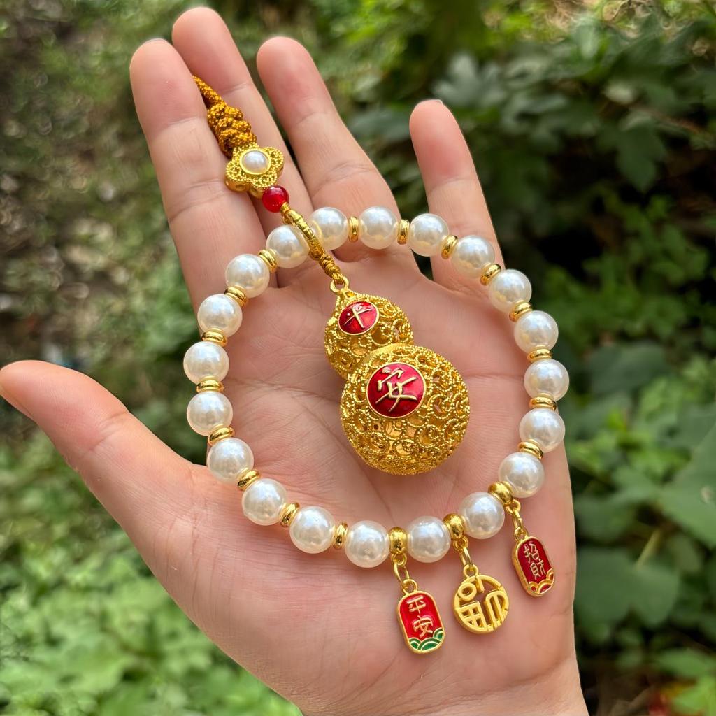Pendentif de voiture Dieu de la richesse Lingyin Wulu de Hangzhou: Boulier Coloré pour Décoration de Véhicule Haut de Gamme, Symbolisant la Paix et la Fortune