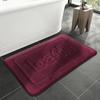 Thickened Non-Slip Absorbent Bathroom Floor Mat with Slow-Rebound Sponge