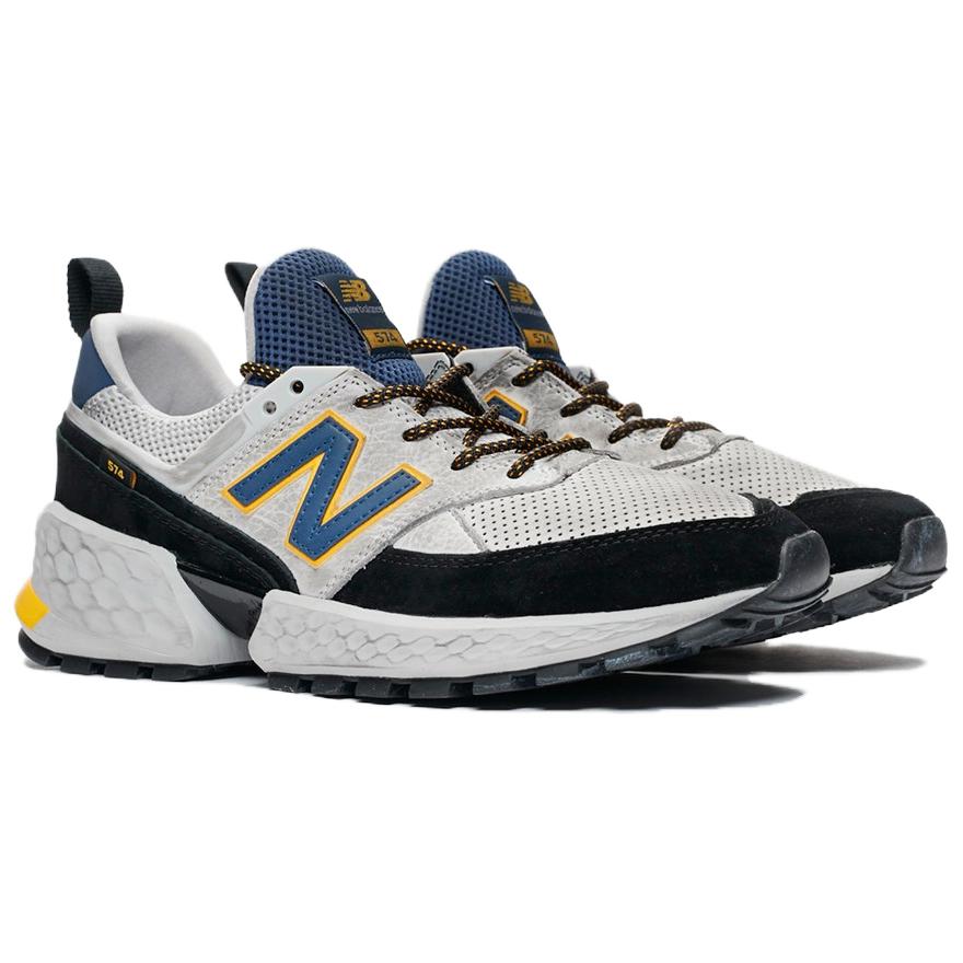New Balance 574 Sport Vintage Pack - Rain Cloud Men Sneakers Grey Gray Black MS574VD