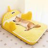 Pet Dog Sofa Bed Winter Warm Cat Couch with Removable Washable Cover Anti-slip Bottom Kitten Sleeping Bed Pet Supplies
