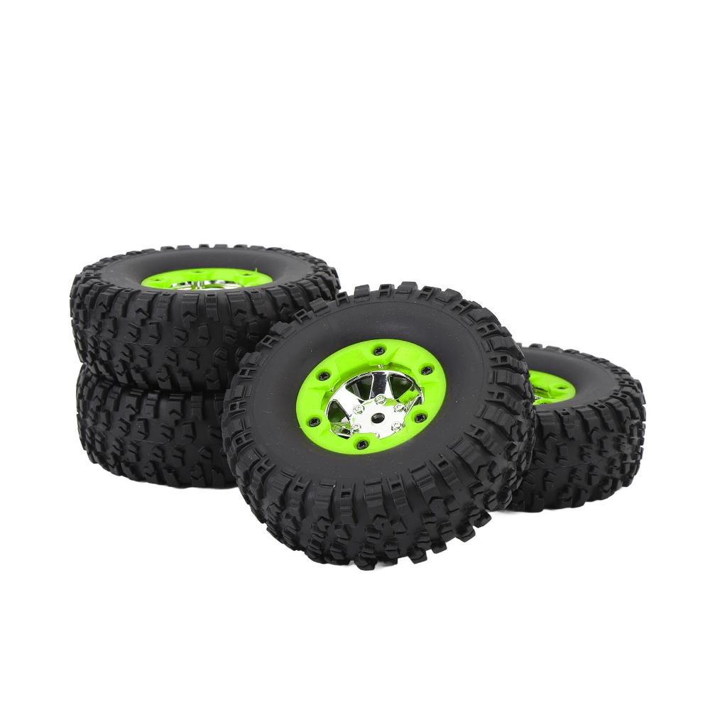 4Pcs Rubber Remote Control Car Tires Black RC Car Wheels for WLtoys 12428/12427/124006 RC Car RC Car