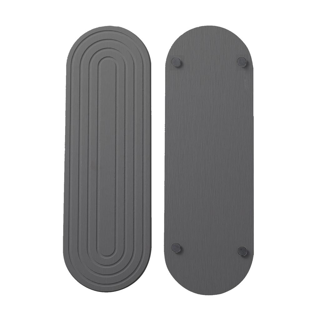 2 Stück natürliche Kieselgur-Schalen für schnelles Trocknen, formbeständig, Abtropfbrett für Küchen und Badezimmer