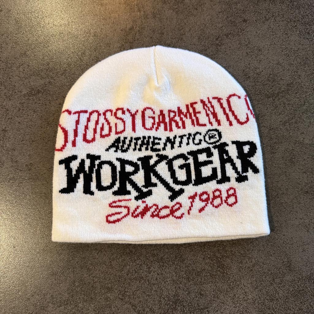 Printed Fashionable Letter Neutral Casual Warm Knitted Hat For Autumn And Winter