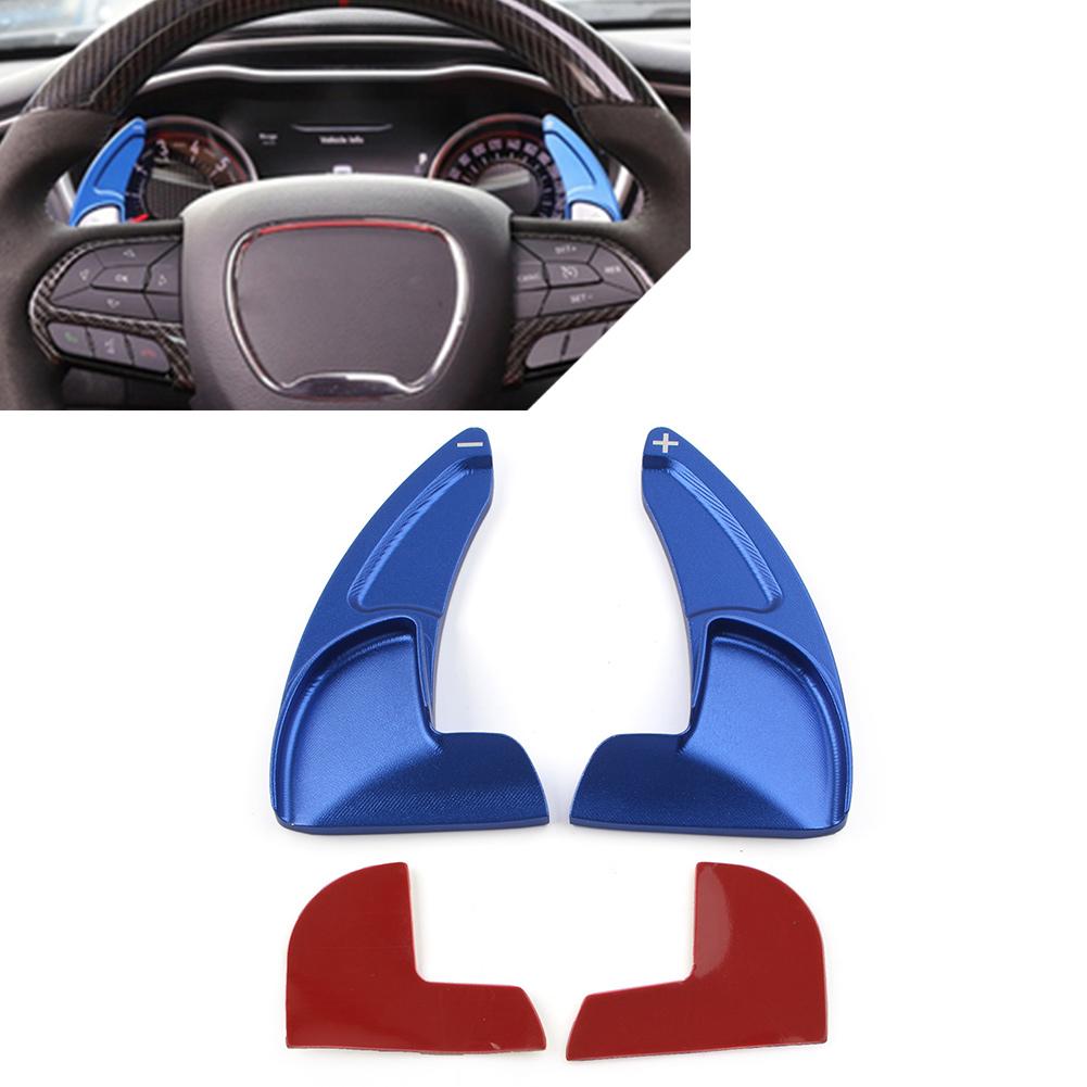 Aluminum Car Steering Wheel Paddle Shifter Extension For Dodge Challenger For Jeep Grand Cherokee For Chrysler 200 300