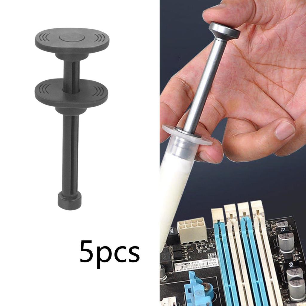 5Pcs Solder Paste Plunger Applicators Accessory Refill Transfer Gray Professional Flux
