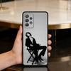 Singer S-Sombr-BR Soft Silicone Black Cover Phone Case For Samsung Galaxy A73,A72,A71,A70,A53,A52,A51