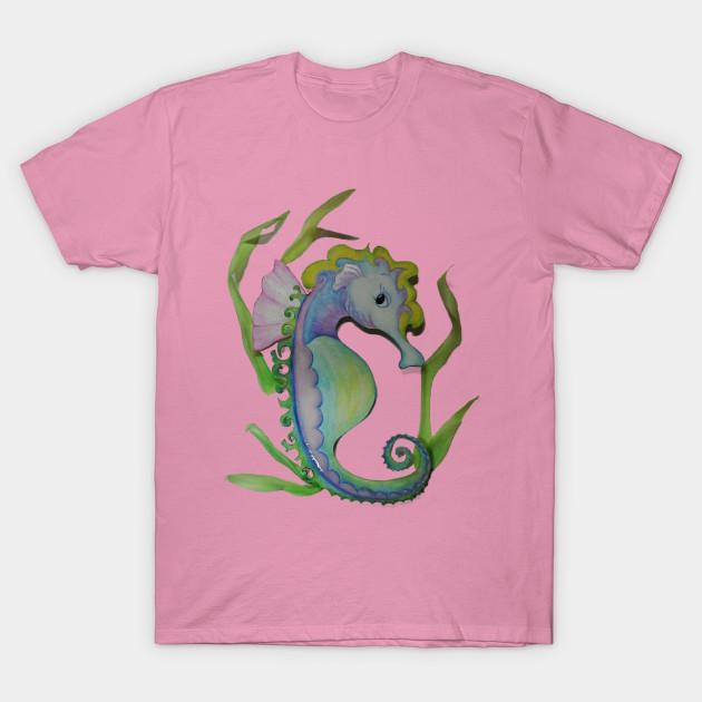 Dámské tričko I Hiccup My Seahorse Harajuku potisk Kawaii tričko Léto Krátký rukáv Dámské tričko Top