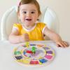 Wooden Children's Montessori Multi-functional Early Education Clock Teaching Aids, Time Cognition Turntable Maze Position Educational Toys