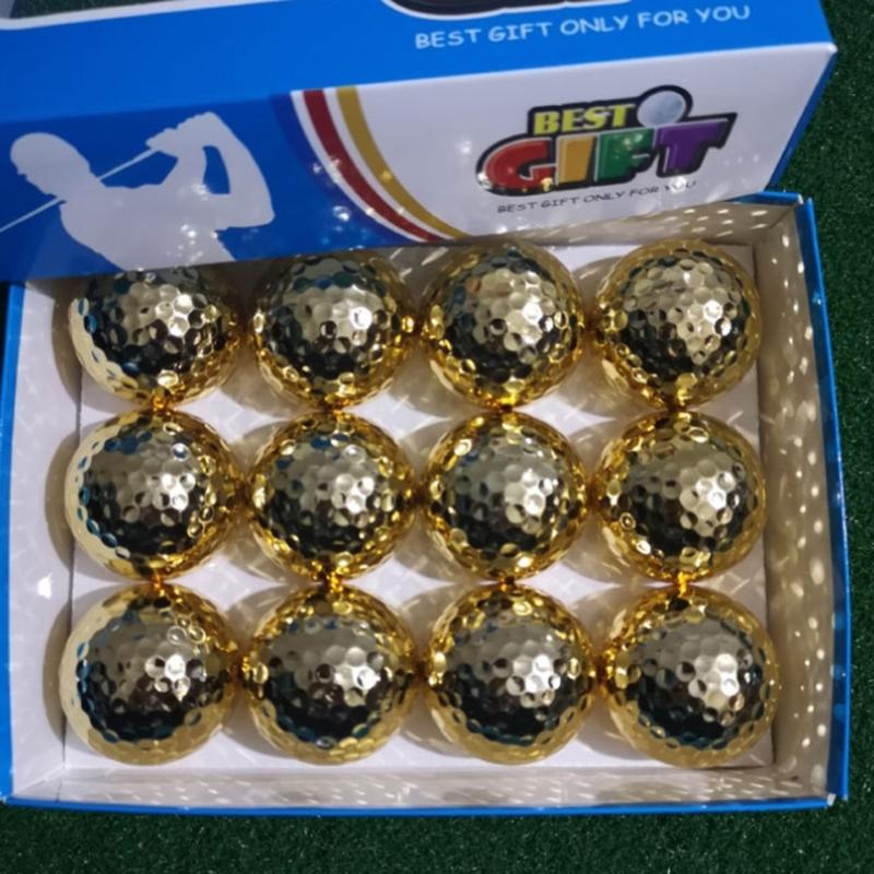 Double Layer Golf Ball Golfers Swing Putters Training Gift Ball Golf Practice Ball
