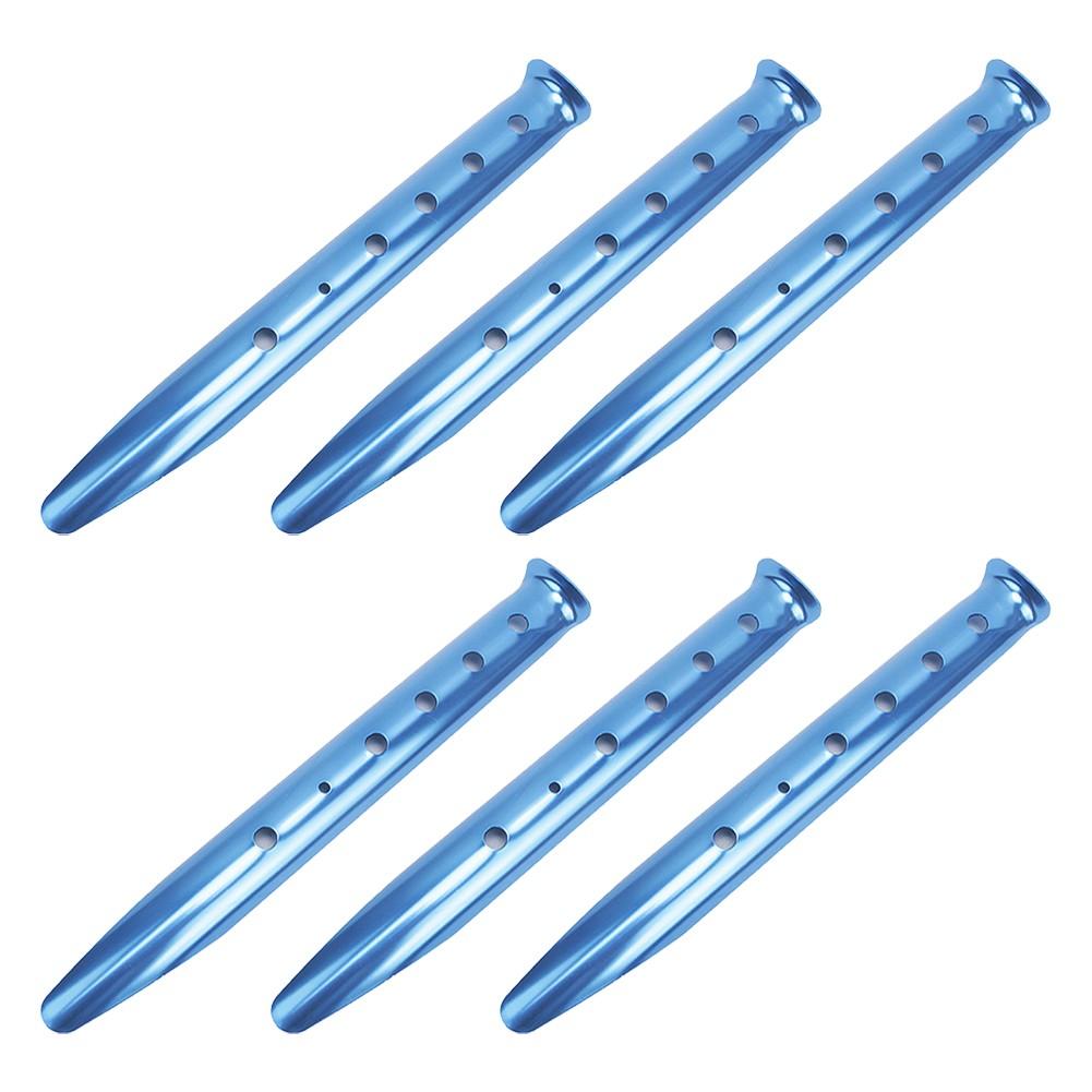 Beach Camping Pegs Snow Tent Stakes U-shaped Sand Tent Pegs Aluminum Alloy синий