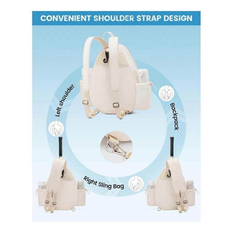Tennis Bag Comfortable Adjustable Strap Outdoor Sport Bag Tennis Racket Bag for Women Men Tennis Ent