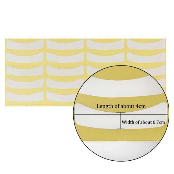 Бумажные патчи-наклейки под подушечки для глаз, 50 пар, для наращивания ...