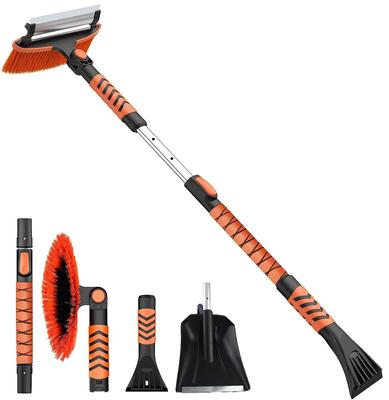 37.5" Extendable Snow Brush ,Ice Scrapers for Car Windshield Snow ,Aluminum Materail with Squeegee Head ,Cars Trucks SUVs