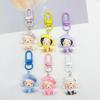 Adorable Cartoon Girl Keychain - Resin Charm for Bags, Students, Couples, and Friends