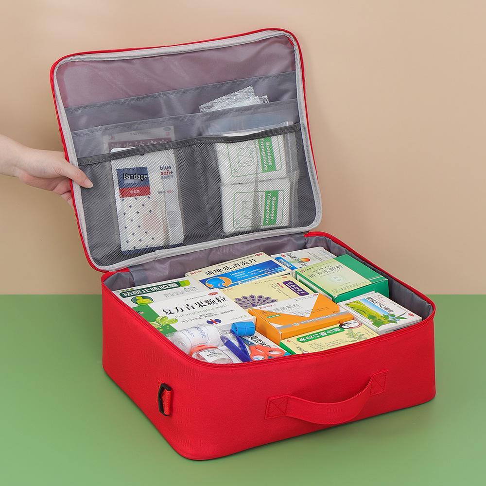Large Capacity Portable Home & Travel First Aid Kit