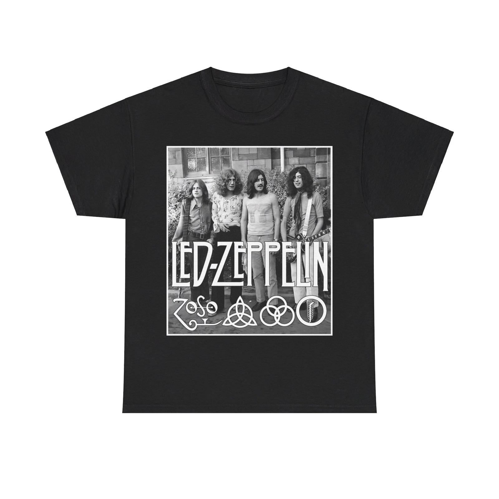 

Унисекс футболка из плотного хлопка с группой Led Zeppelin L