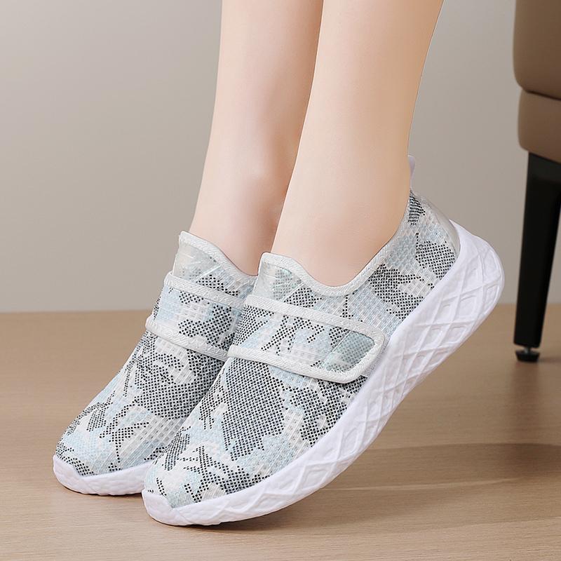 

Летние женские кроссовки, удобные, повседневные, большого размера, для ходьбы, спортивная обувь, легкие, без застежек EU: 35 чёрный