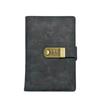 Dazzling PU Leather Notebook Square Premium Quality Notepad Stylish Lockable Journal  Travel