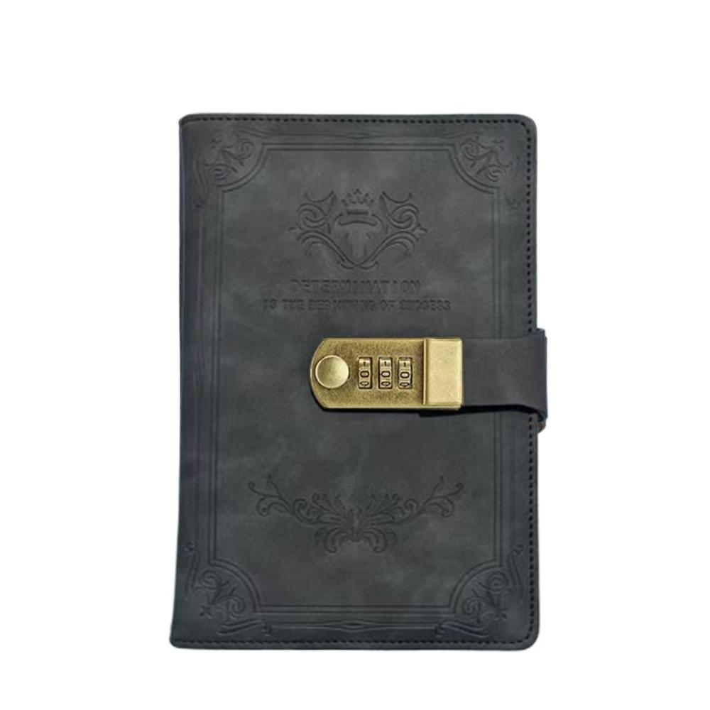 Dazzling PU Leather Notebook Square Premium Quality Notepad Stylish Lockable Journal  Travel