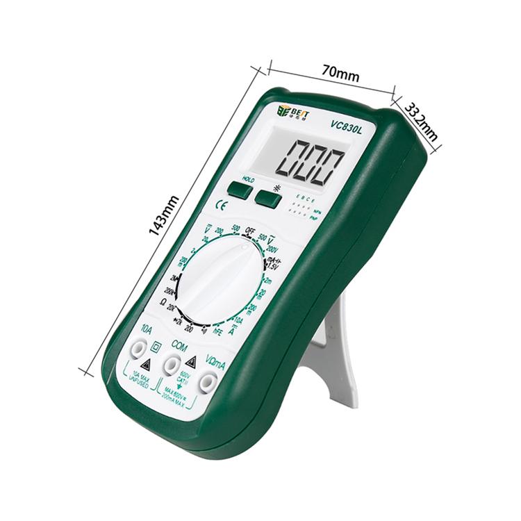BEST-VC830L Professional Repair Tool Pocket Digital Multimeter