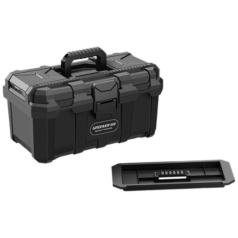 GREENER Black King Kong Heavy-Duty Portable Toolbox