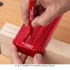 Woodpeckers Saddle Wraps Around Work Made in the Woodworking Square with Scribing Guide T-Square, 100mm, Edges, USA,