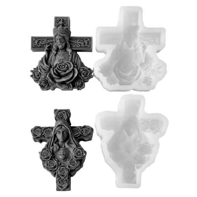 Religious Theme Silicone Molds Plasters Molds Epoxy Resin Molds Halloween Candle Molds Casting Molds