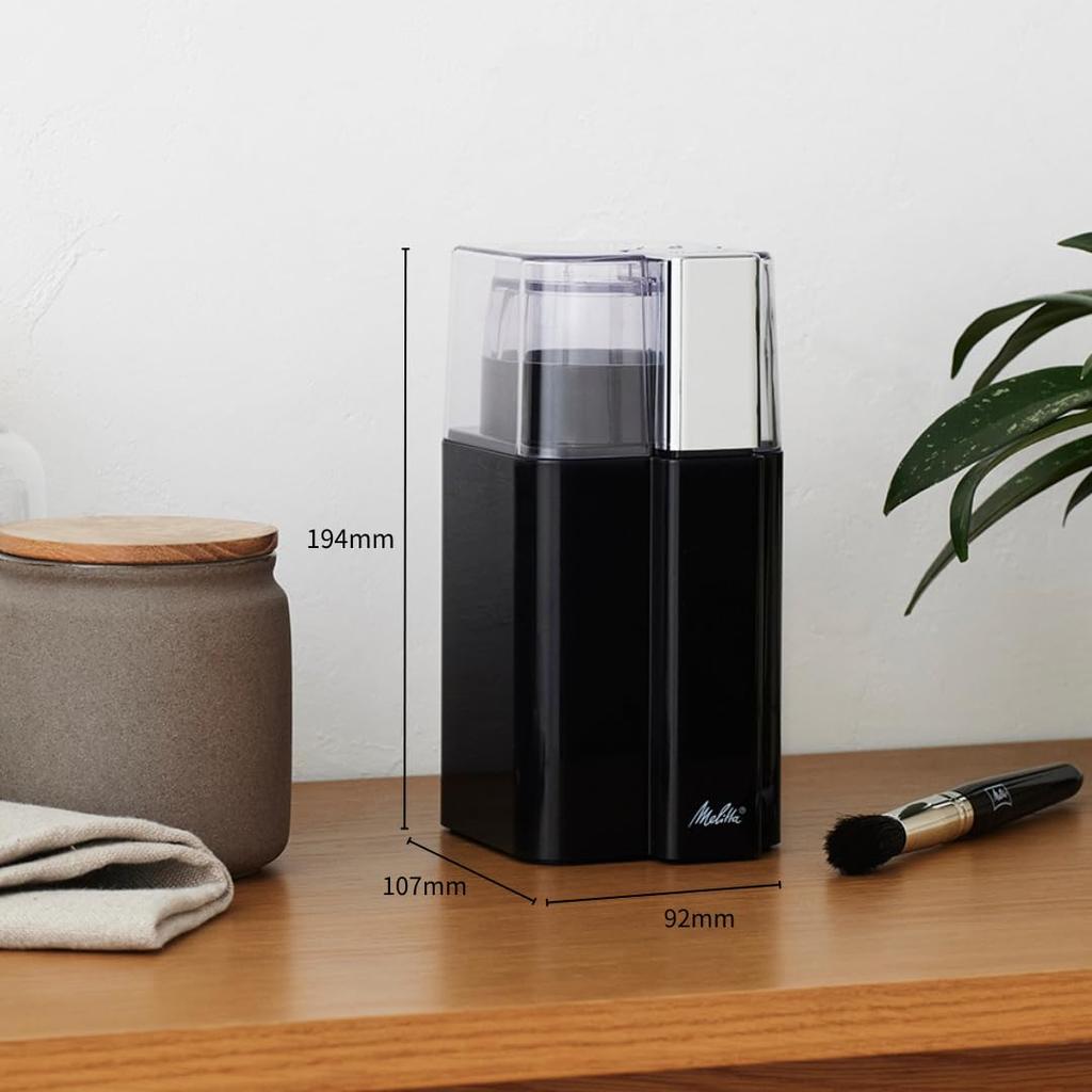 Melitta Electric Mill Valier Piazza Propeller Type ECG65-1B Black