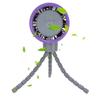 Battery Operated Stroller Digital Diaplay 360 Degree Oscillation Fan Tripod Clip On Flexible Fan 4000mAh