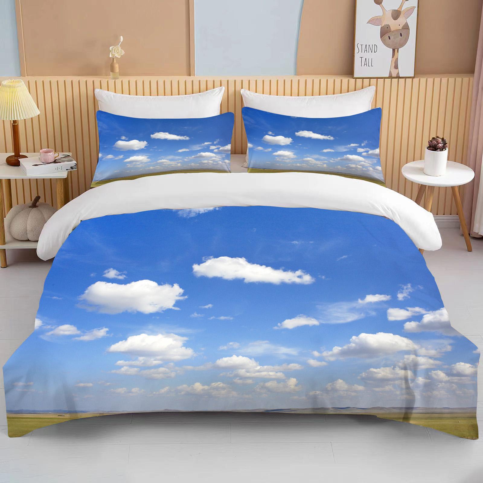 

China Grassland European And American King Size Double Bed Children s Bedding Microfiber Or Polyester Duvet Cover 3 Piece Set EU single(135x200cm)