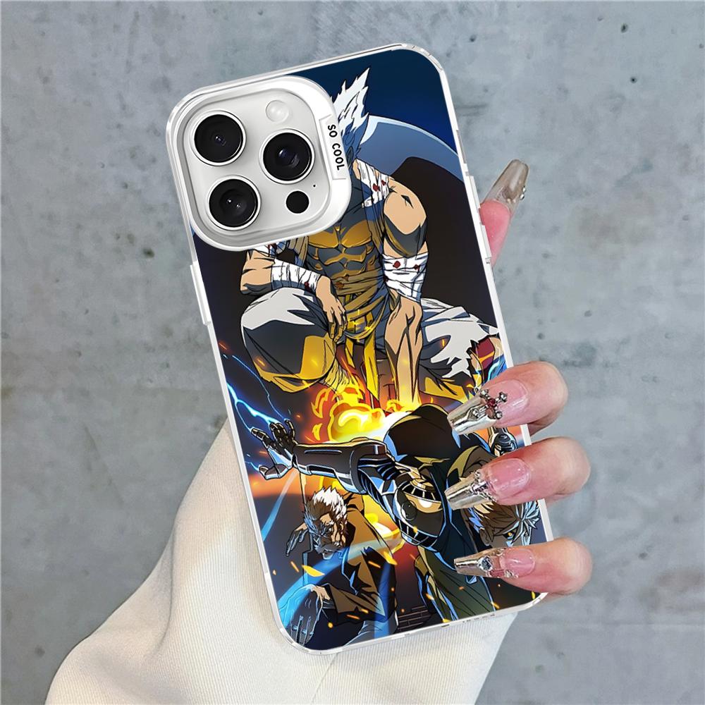 One Punch Man Phone Case For IPhone 16 15 14 13 12 11 Pro Max X XR XSMAX 8 7 Plus Matte Shockproof Back Cover