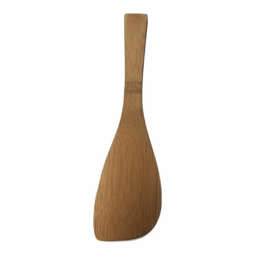 Kikusui Unpainted Japanese Bamboo Rice Paddle (Cut)
