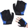Knitted Fabric Unisex Half Finger Riding Glove Breathable Shockproof Bicycle Cycling GlovesCycling Gloves
