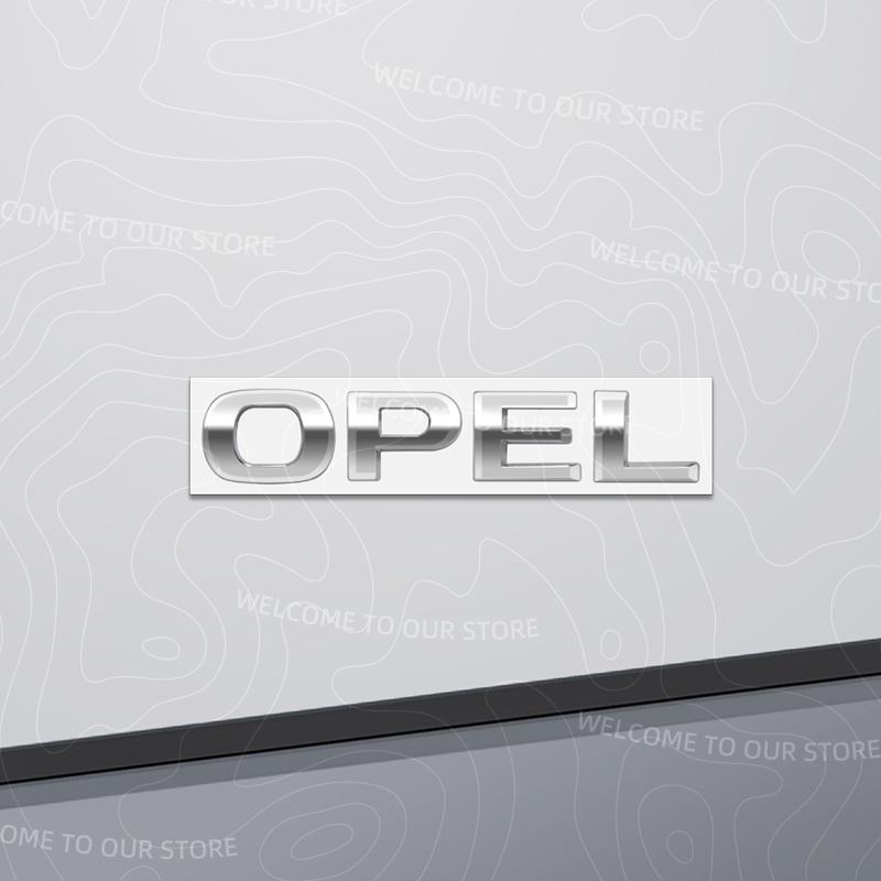 Zinc Alloy For OPEL Corsa Letter Logo OPC Line GTC Vauxhall Car Trunk 3D Metal Emblem Rear Body Badge Sticker Accessories
