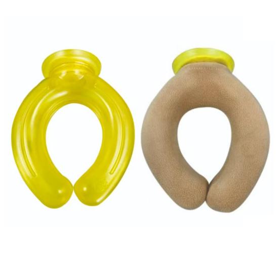 Neck Cooling Ice Pack with Velvet Cover U-shaped Cold Hot