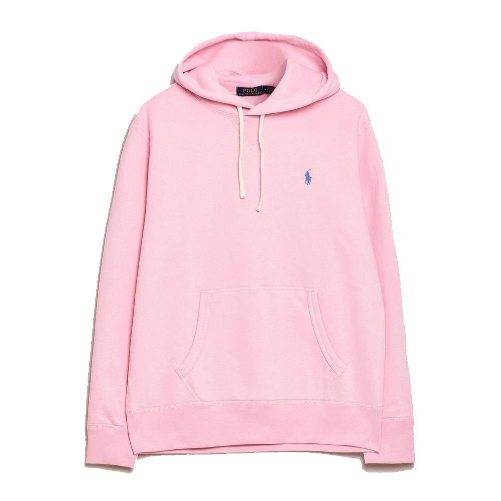 Felpa con cappuccio e logo Polo Ralph Lauren a maniche lunghe da uomo Rosa 710766778-101