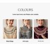 Lekasha Women's Cashmere Goat Wool Fair Isle Knit Turtleneck Sweater for Autumn/Winter