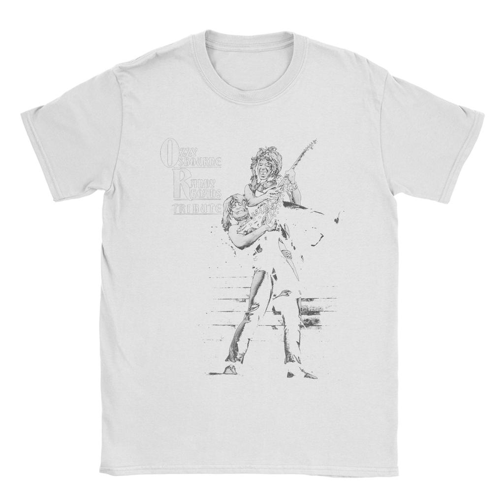 Heavy Metal Rock Ozzy Osbourne Tribute T-Shirt Herren Reiner Baumwolle Fun T-Shirt O-Ausschnitt T-Shirt Kurzarm Kleidung Geschenkidee