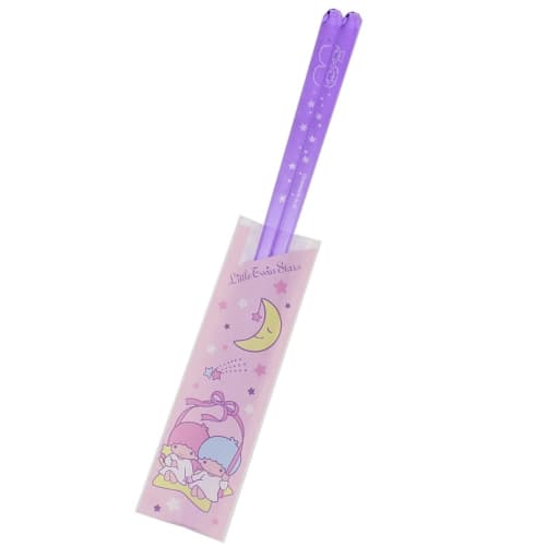 Sanrio "Little Twin Stars" KikiLala Clear Chopsticks, Purple, 490563