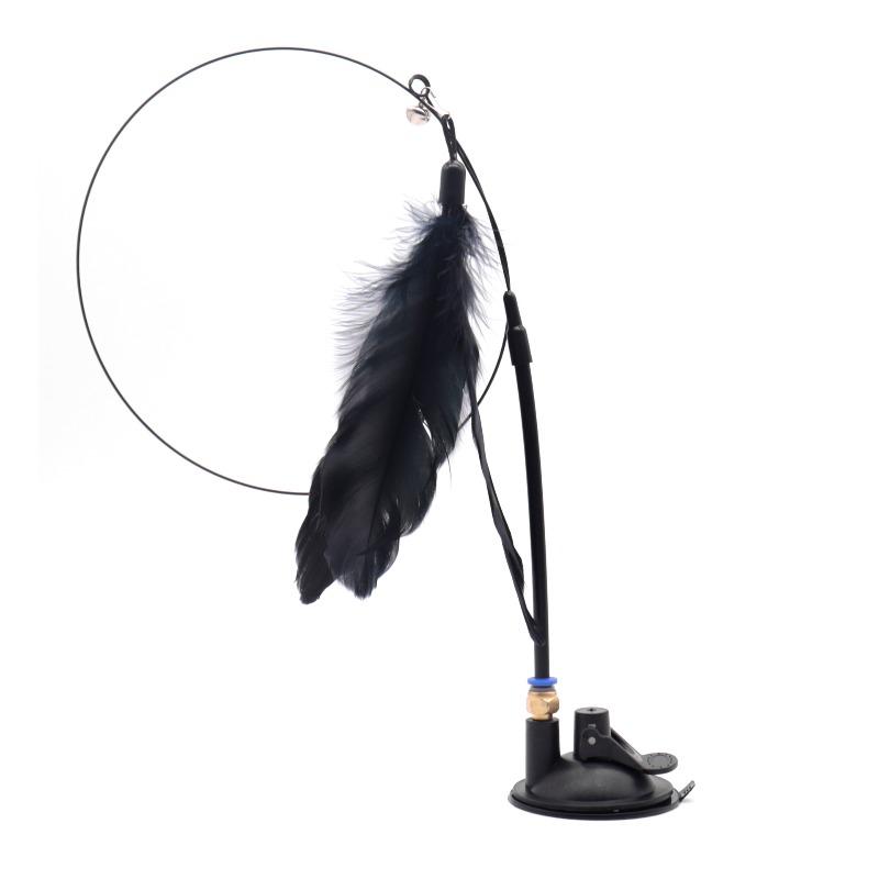Pet Cat Boredom Toys, Suction Cups, Cat Toys, Long Rods, Self-entertaining Cat Toys, Bell Feather Cat Toys